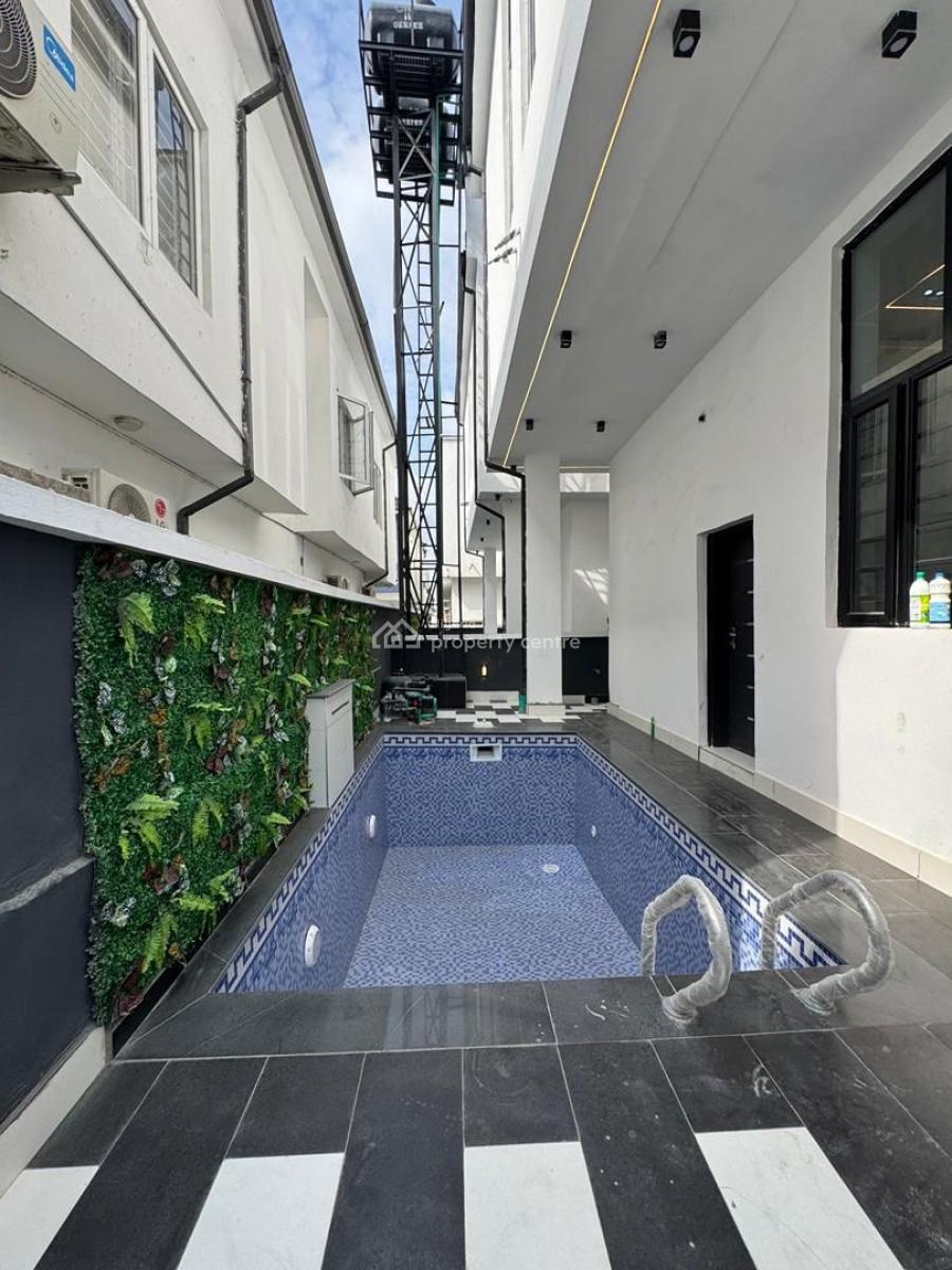 Newly Built 5 Bedroom Detached Duplex with Bq & Swimming Pool, Chevron, Lekki, Lagos, Detached Duplex for Sale
