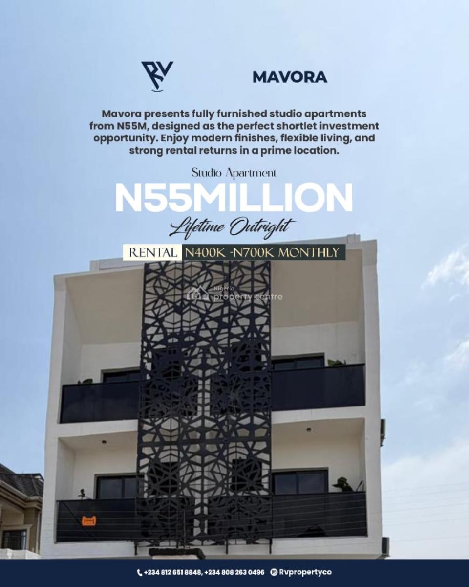 Mavora Presents Fully Furnished Studio Apartments, Beautifully Designed Home in a Secured Area, Akoka, Yaba, Lagos, Block of Flats for Sale