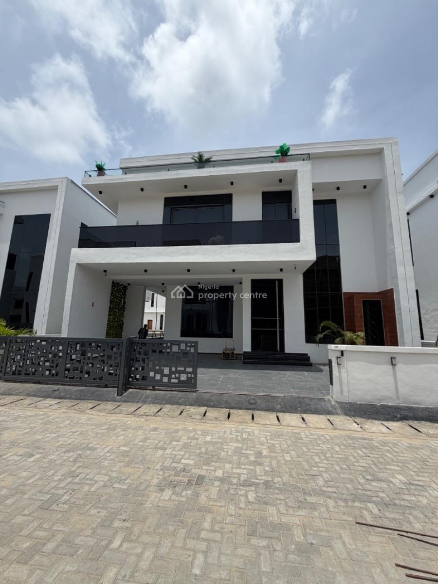 Spacious 5 Bedroom Fully Detached House with Pool, 2nd Toll Gate, Lekki, Lagos, Detached Duplex for Sale