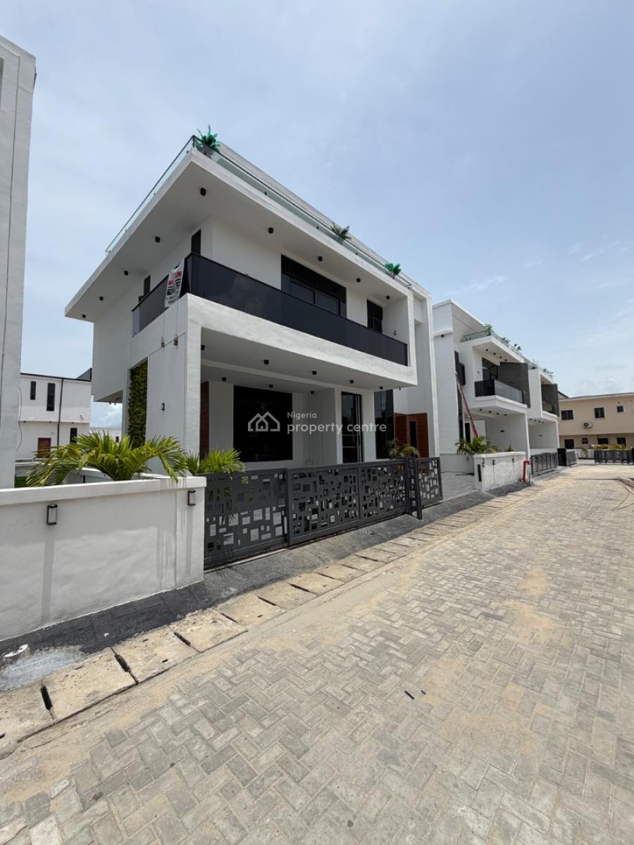 Spacious 5 Bedroom Fully Detached House with Pool, 2nd Toll Gate, Lekki, Lagos, Detached Duplex for Sale
