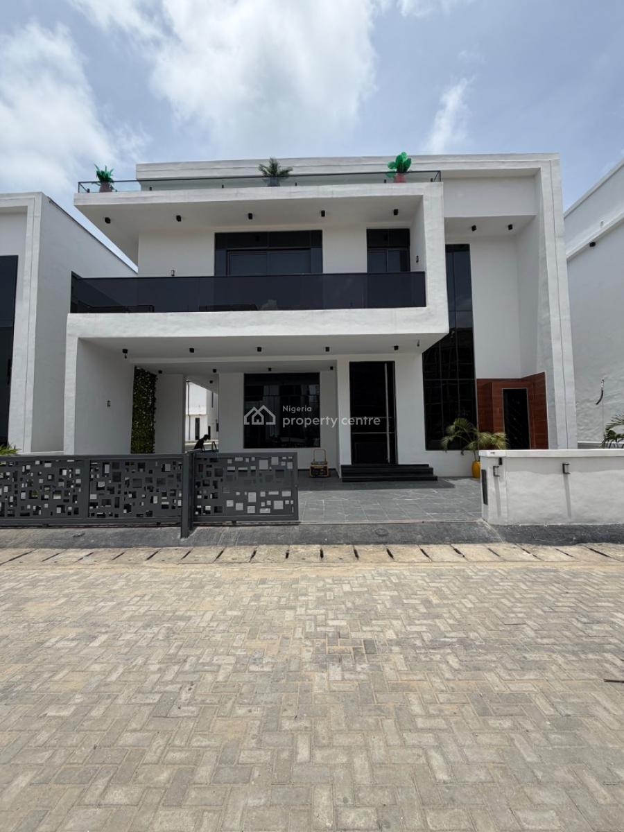 Spacious 5 Bedroom Fully Detached House with Pool, 2nd Toll Gate, Lekki, Lagos, Detached Duplex for Sale