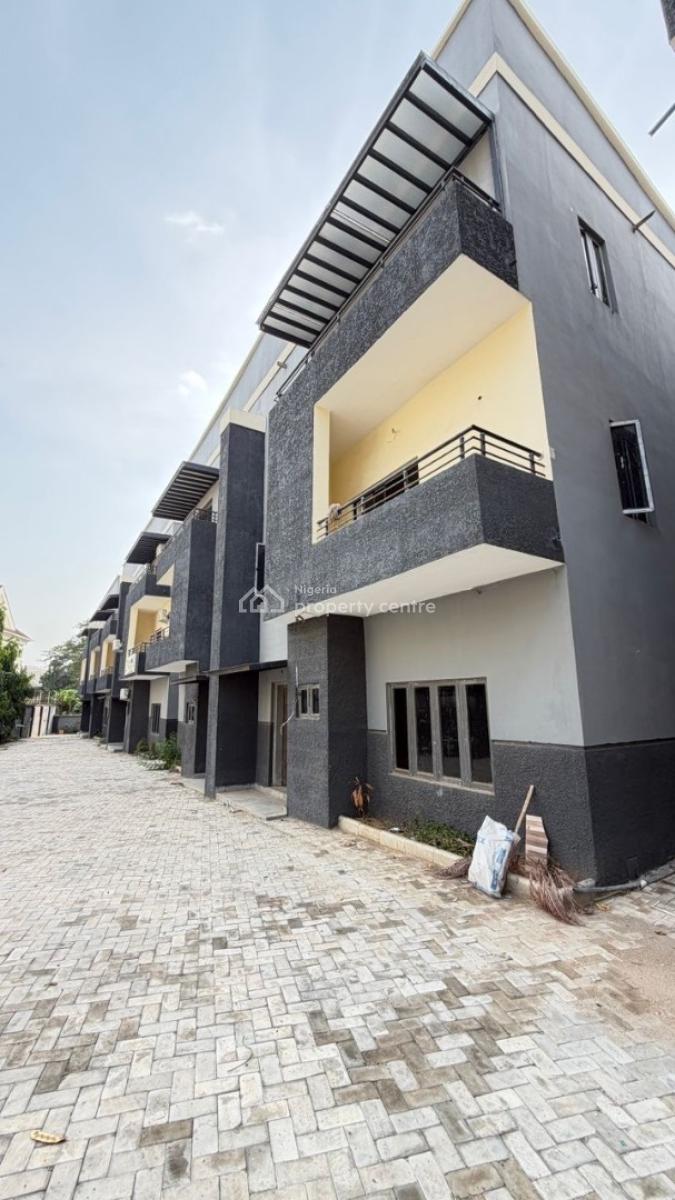 4 Bedroom Terrace Duplex with Bq, Wuse, Abuja, Terraced Duplex for Rent