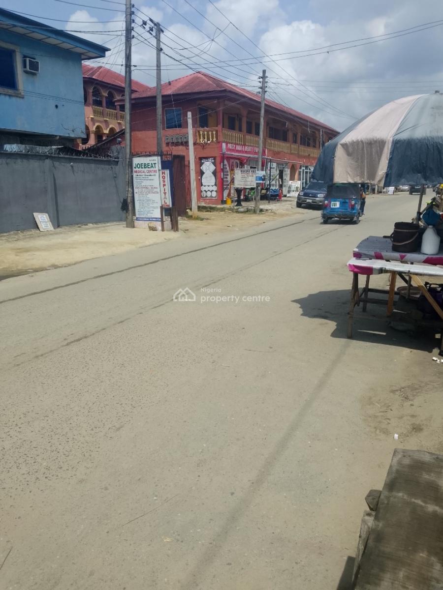 One Plot of Land Directly on a Tarred Road, Woji, Port Harcourt, Rivers, Residential Land for Sale