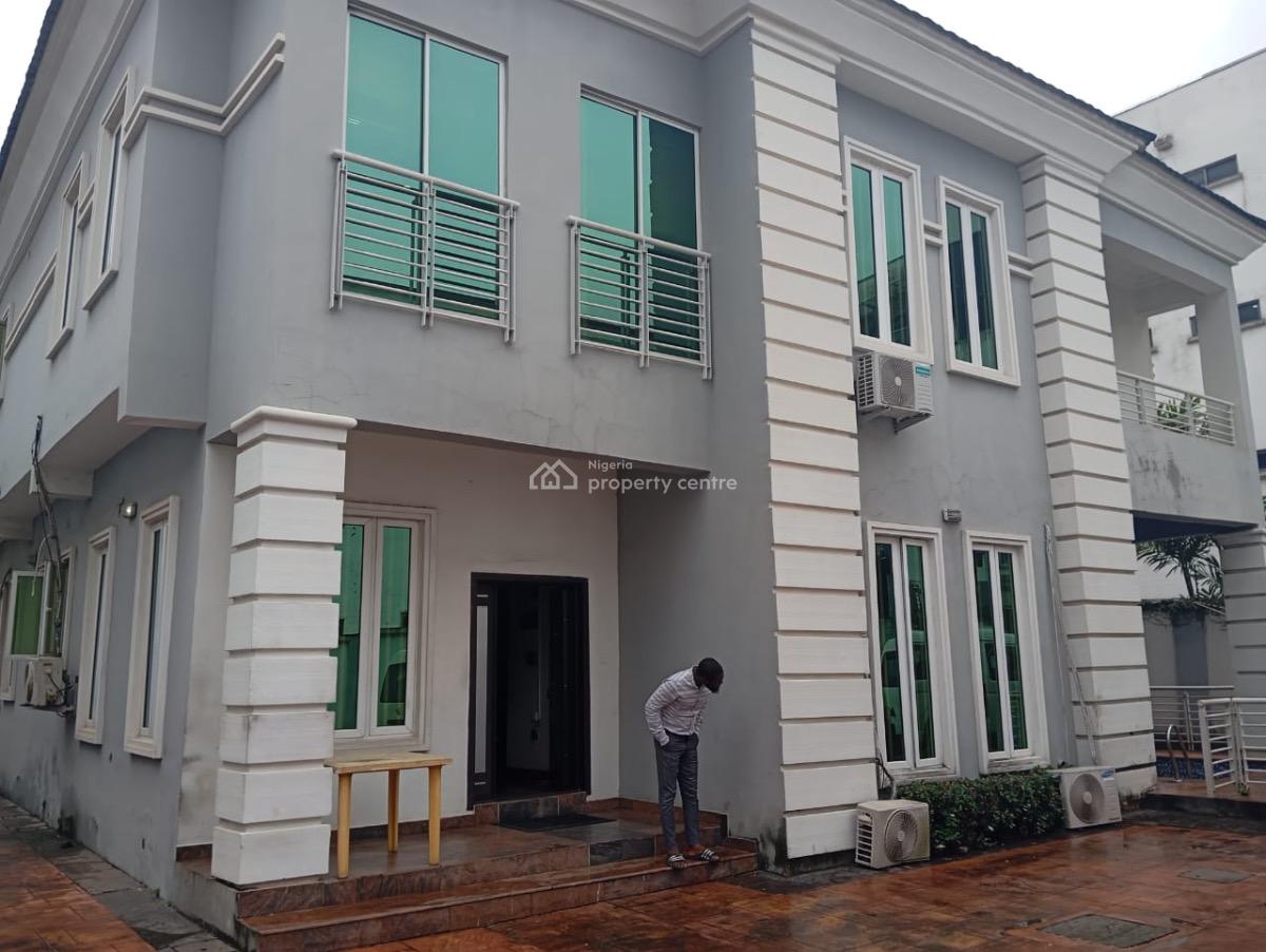 Modern 5 Bedroom Fully Detached with a Room Bq, Ikeja, Lagos, Detached Duplex for Rent