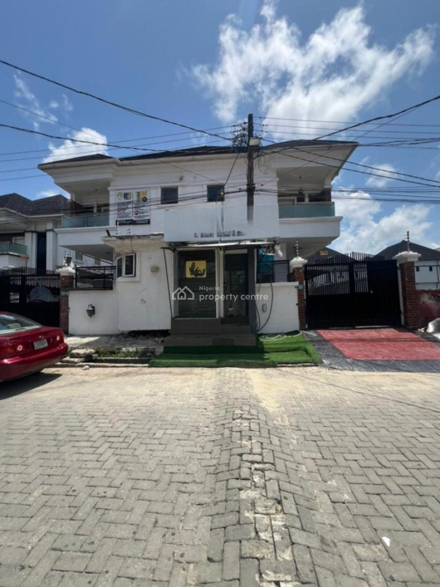 Stunning 4 Bedroom Semi Detached Duplex with Bq for Commercial Purpose, Osapa, Lekki, Lagos, Commercial Property for Rent