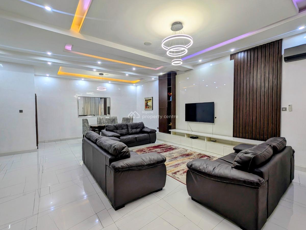 Luxurious Furnished 4 Bedroom Terrace Duplex with Attached Bq, Jabi, Abuja, Terraced Duplex for Rent