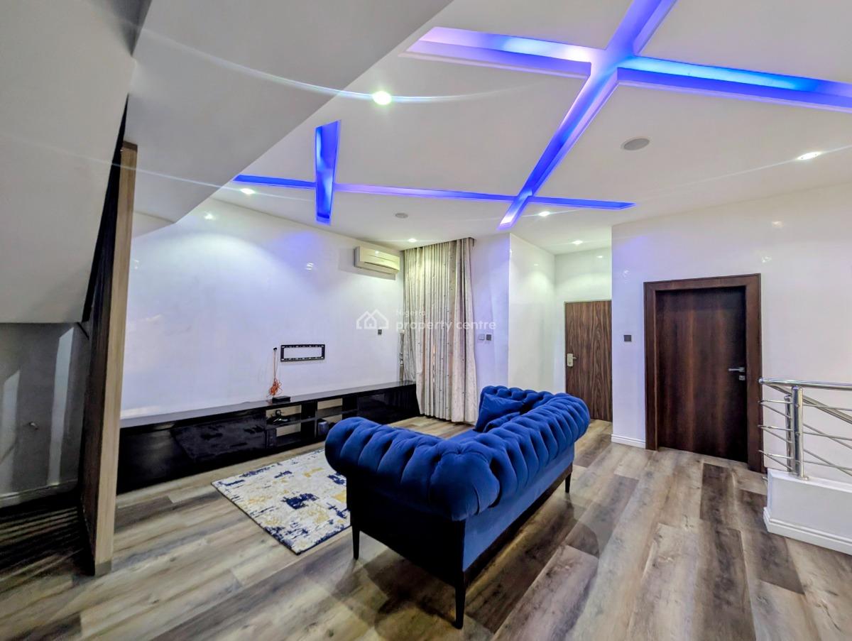Luxurious Furnished 4 Bedroom Terrace Duplex with Attached Bq, Jabi, Abuja, Terraced Duplex for Rent