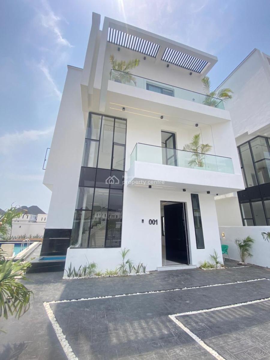 Luxury 5 Bedroom Fully Detached Duplex with Bq, Chevron, Lekki, Lagos, Detached Duplex for Sale