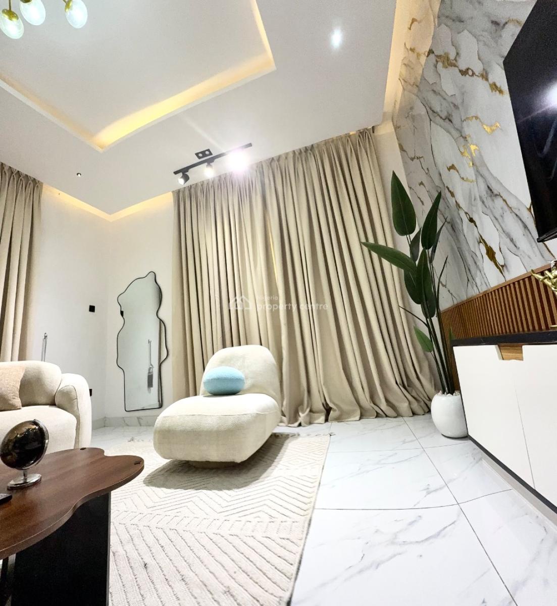 a Stylish 1-bedroom Apartment, 6a, Wale Hammed , Chevron Bera Estate, Lekki, Lagos, Mini Flat (room and Parlour) Short Let