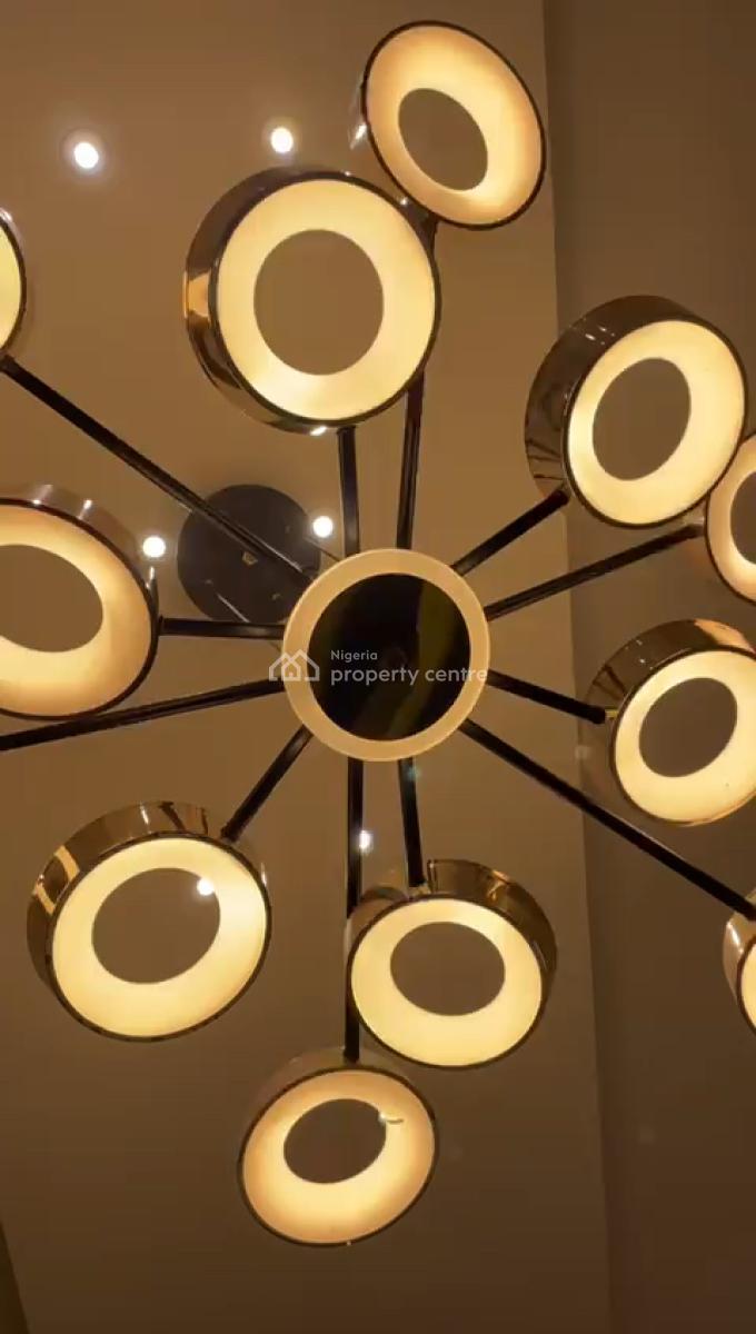 4 Bedroom Semi  Detached Duplex - with Bq, Lekki Palm City Estate, Ajah, Lagos, Semi-detached Duplex for Rent