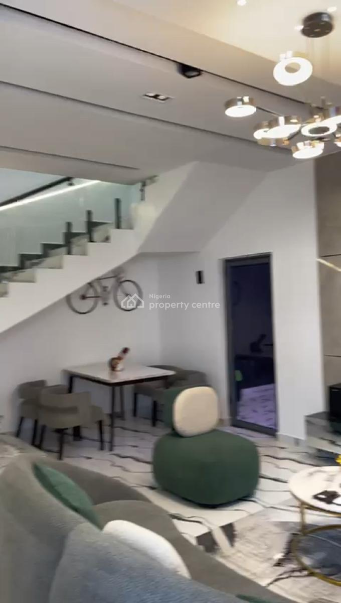 4 Bedroom Semi  Detached Duplex - with Bq, Lekki Palm City Estate, Ajah, Lagos, Semi-detached Duplex for Rent