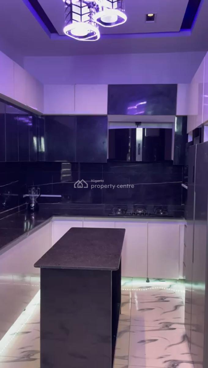 4 Bedroom Semi  Detached Duplex - with Bq, Lekki Palm City Estate, Ajah, Lagos, Semi-detached Duplex for Rent