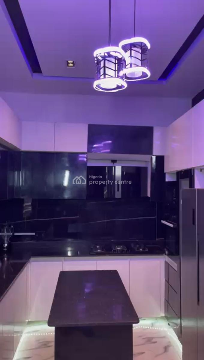 4 Bedroom Semi  Detached Duplex - with Bq, Lekki Palm City Estate, Ajah, Lagos, Semi-detached Duplex for Rent