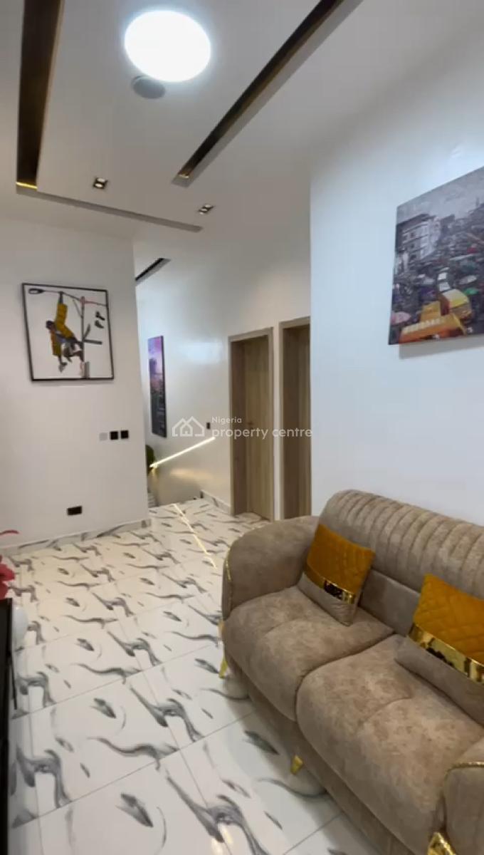 4 Bedroom Semi  Detached Duplex - with Bq, Lekki Palm City Estate, Ajah, Lagos, Semi-detached Duplex for Rent