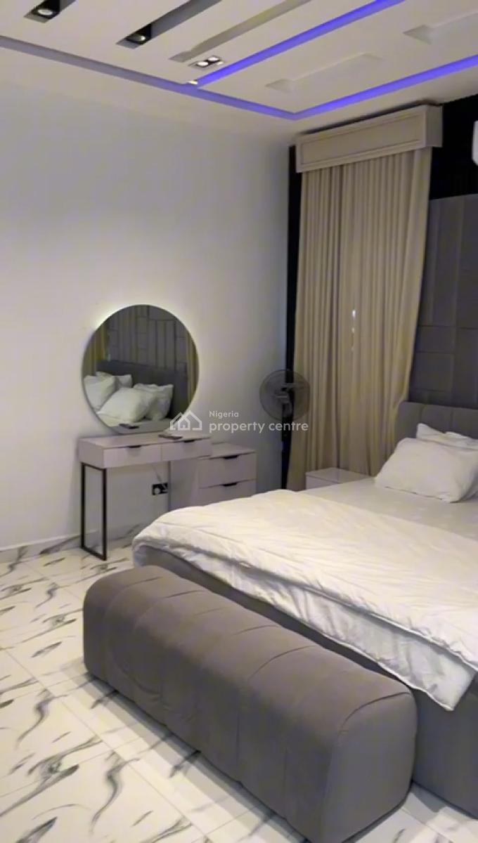 4 Bedroom Semi  Detached Duplex - with Bq, Lekki Palm City Estate, Ajah, Lagos, Semi-detached Duplex for Rent