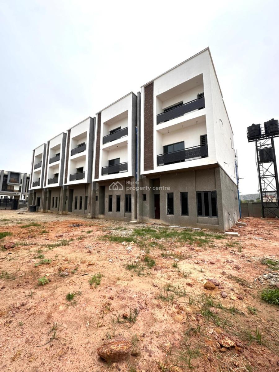 Newly Built 4 Bedroom Terrace Duplex with Bq, By Gilmore, Jahi, Abuja, Terraced Duplex for Sale
