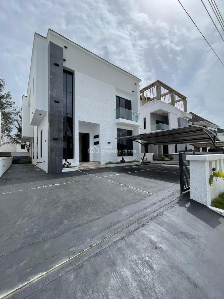 Newly Built 5 Bedroom with Swimming Pool and Bq, Megamond Estate Lekki County Chevron Toll Gate, Lekki Phase 2, Lekki, Lagos, Detached Duplex for Sale