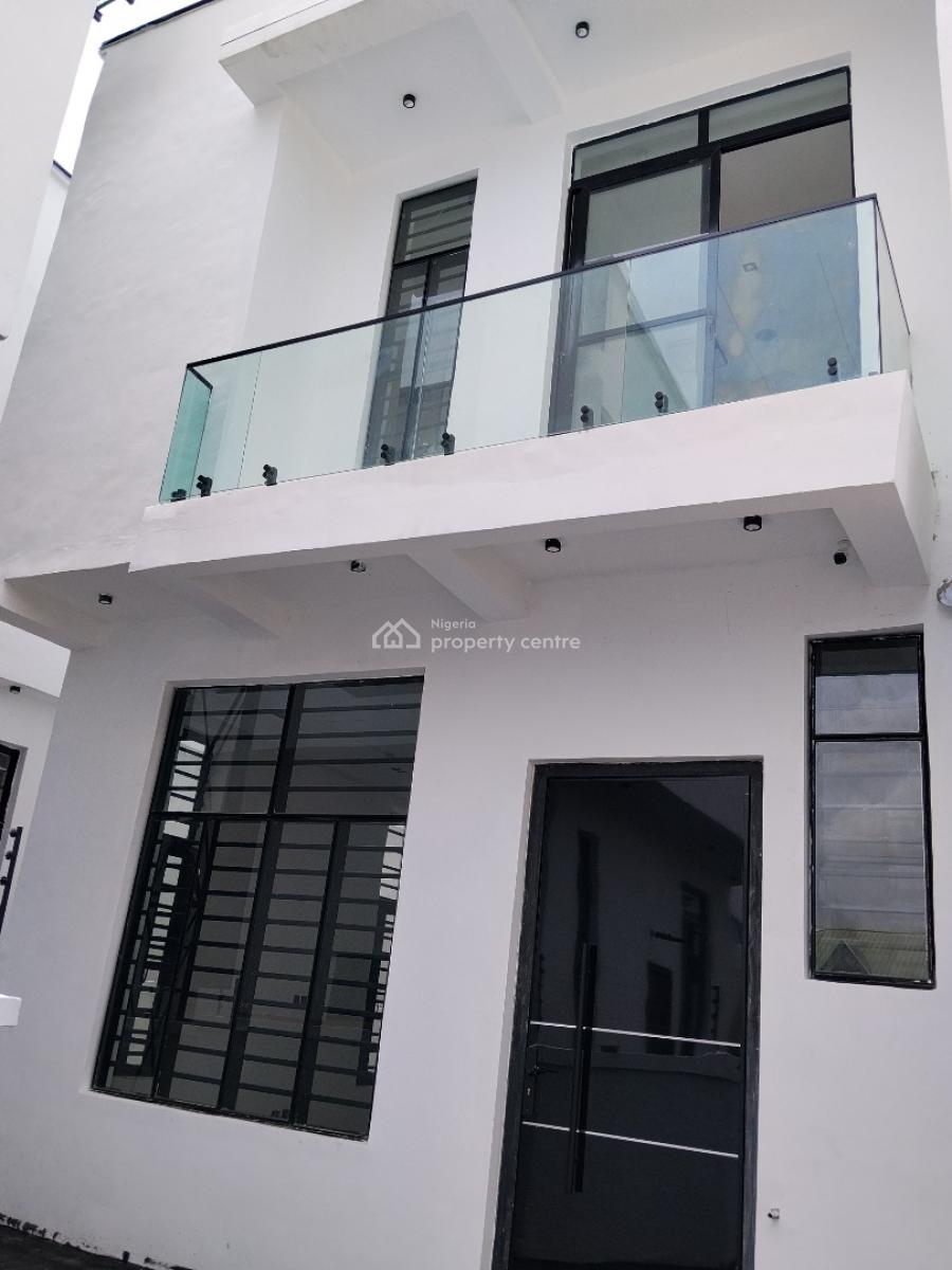 New Built 4 Bedroom Semi-detached Duplex with Bq, Sangotedo, Ajah, Lagos, House for Sale