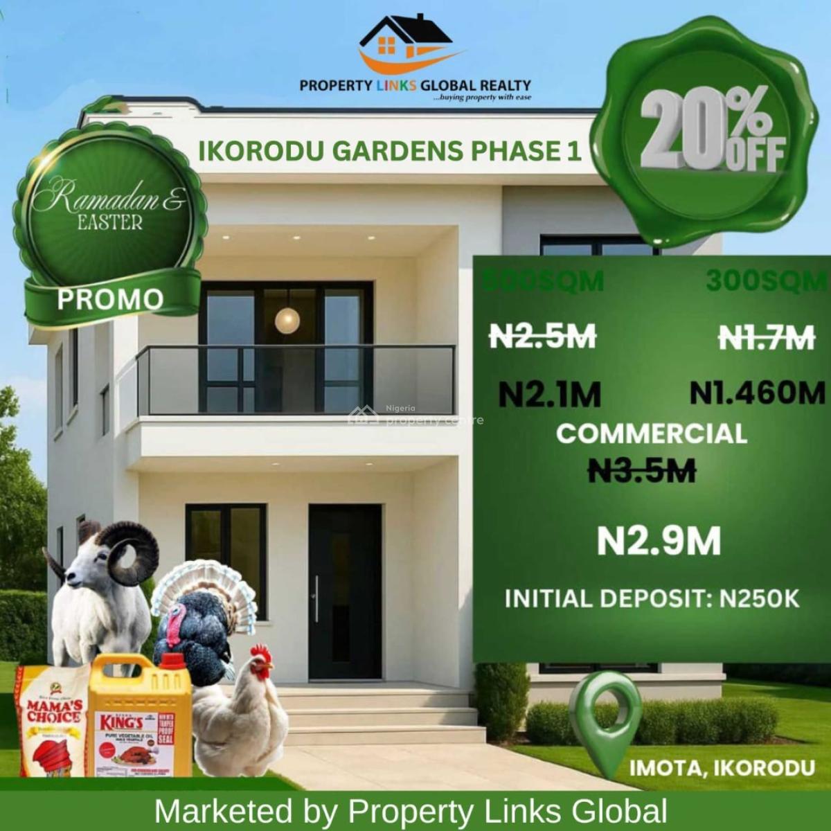 Prime Land with Registered Survey in a Strategic Location, Ikorodu Garden Estate Phase 1 Close to Caleb University, Ikorodu, Lagos, Residential Land for Sale