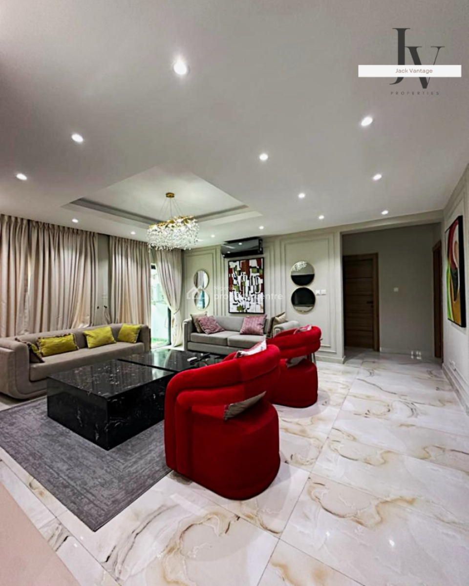 Fully Furnished 3-bedroom Water View Apartment with Bq, Banana Island, Ikoyi, Lagos, Flat / Apartment for Rent