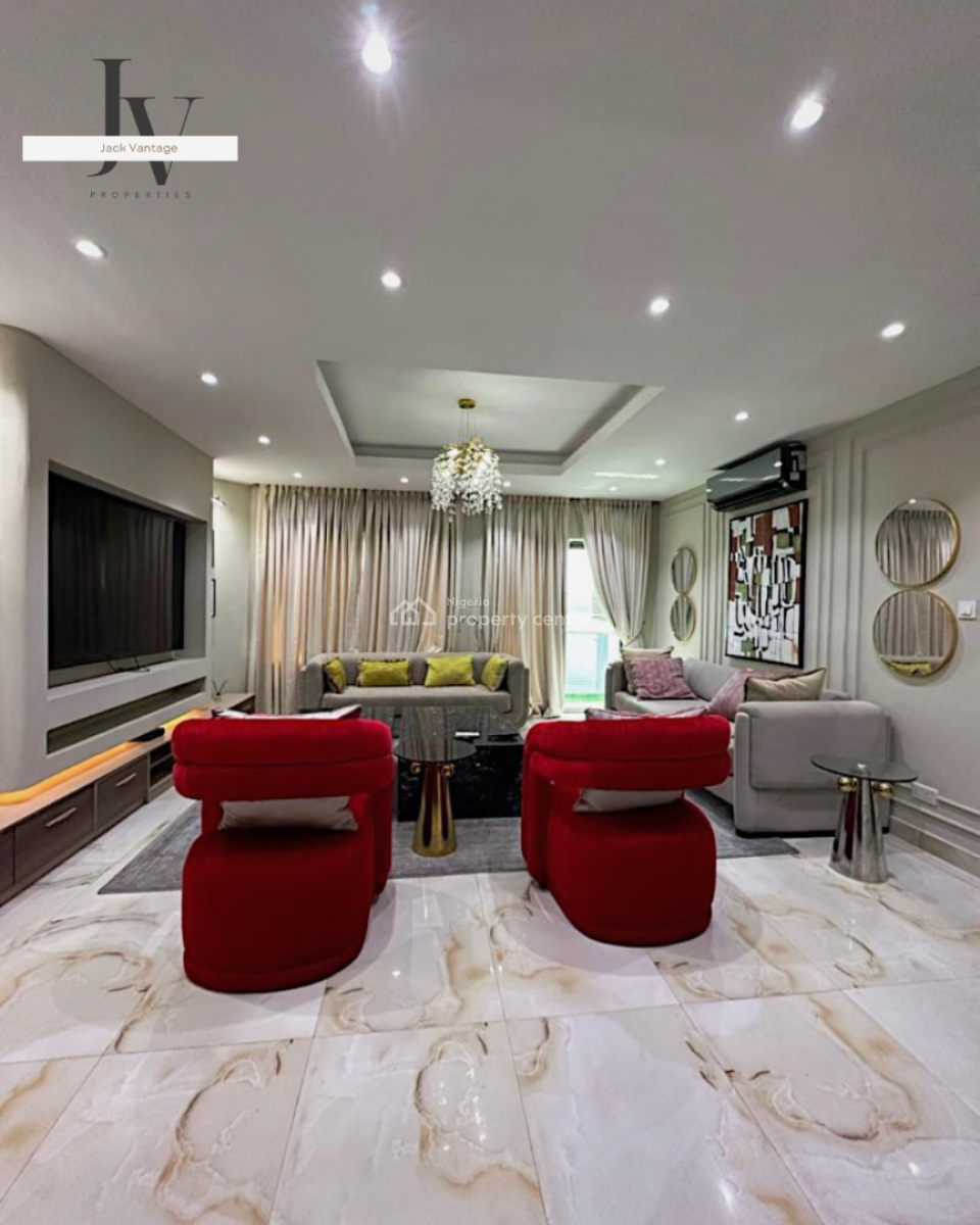 Fully Furnished 3-bedroom Water View Apartment with Bq, Banana Island, Ikoyi, Lagos, Flat / Apartment for Rent