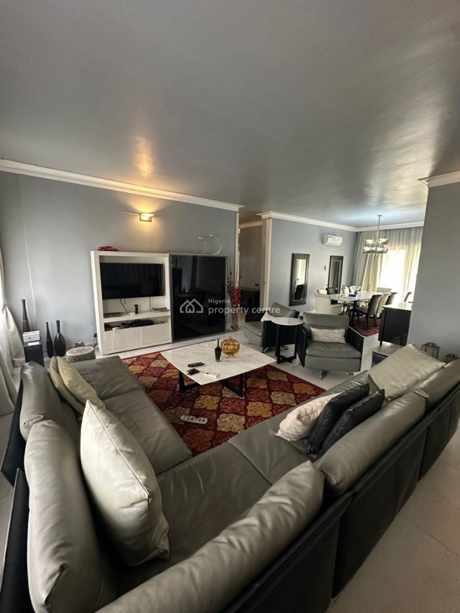 Spacious Well Maintained Fully Furnished 4-bedroom Apartment with Bq, Ikoyi, Lagos, Flat / Apartment for Rent