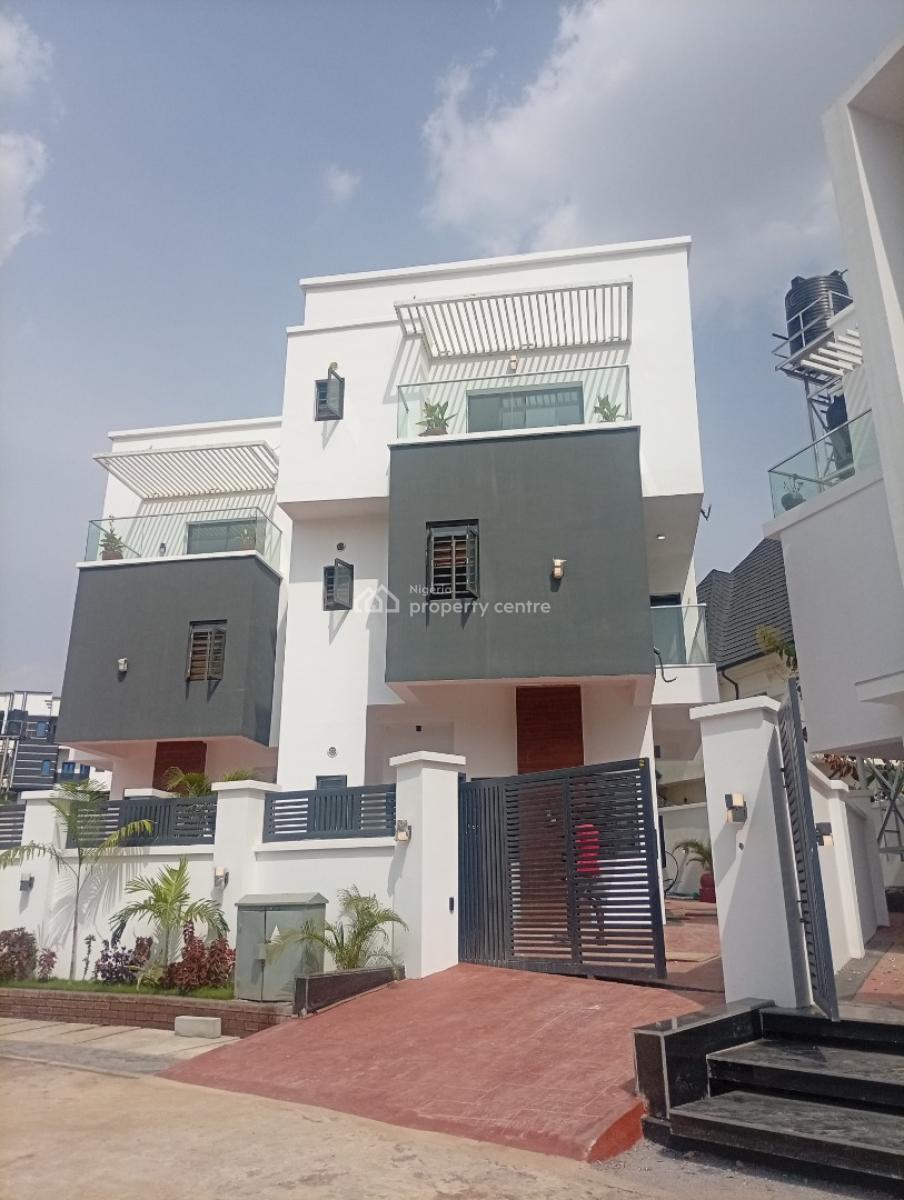 Luxury and Exquisitely Finished 4 Bedroom Semi Detached Duplex with Bq, Guzape District, Abuja, Semi-detached Duplex for Sale