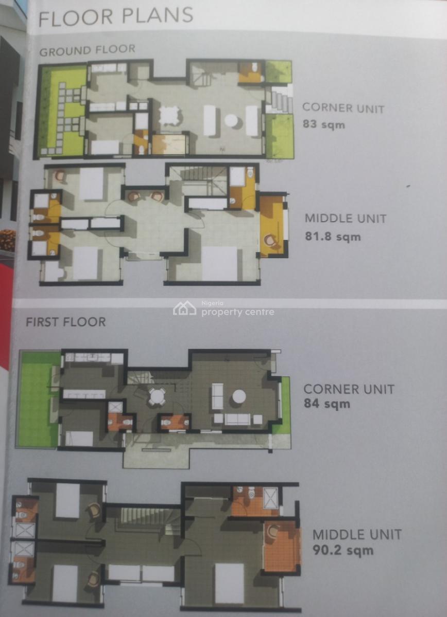 3 Bedroom +bq Terrace Duplex Shell, Mortgage Backed, Lubge, Facing The Express Way, Just 3 Mins Drive From Shoprite, Lugbe District, Abuja, Terraced Duplex for Sale