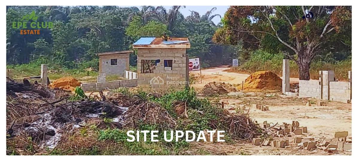 Luxury Buy and Build Land with Perimeter Fencing and Gate House, Epe Club Estate Close to Epe Resort and Spa, Epe, Lagos, Residential Land for Sale