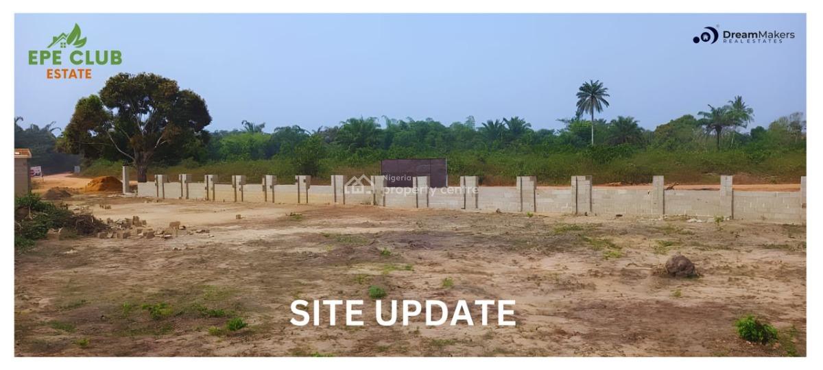 Luxury Buy and Build Land with Perimeter Fencing and Gate House, Epe Club Estate Close to Epe Resort and Spa, Epe, Lagos, Residential Land for Sale