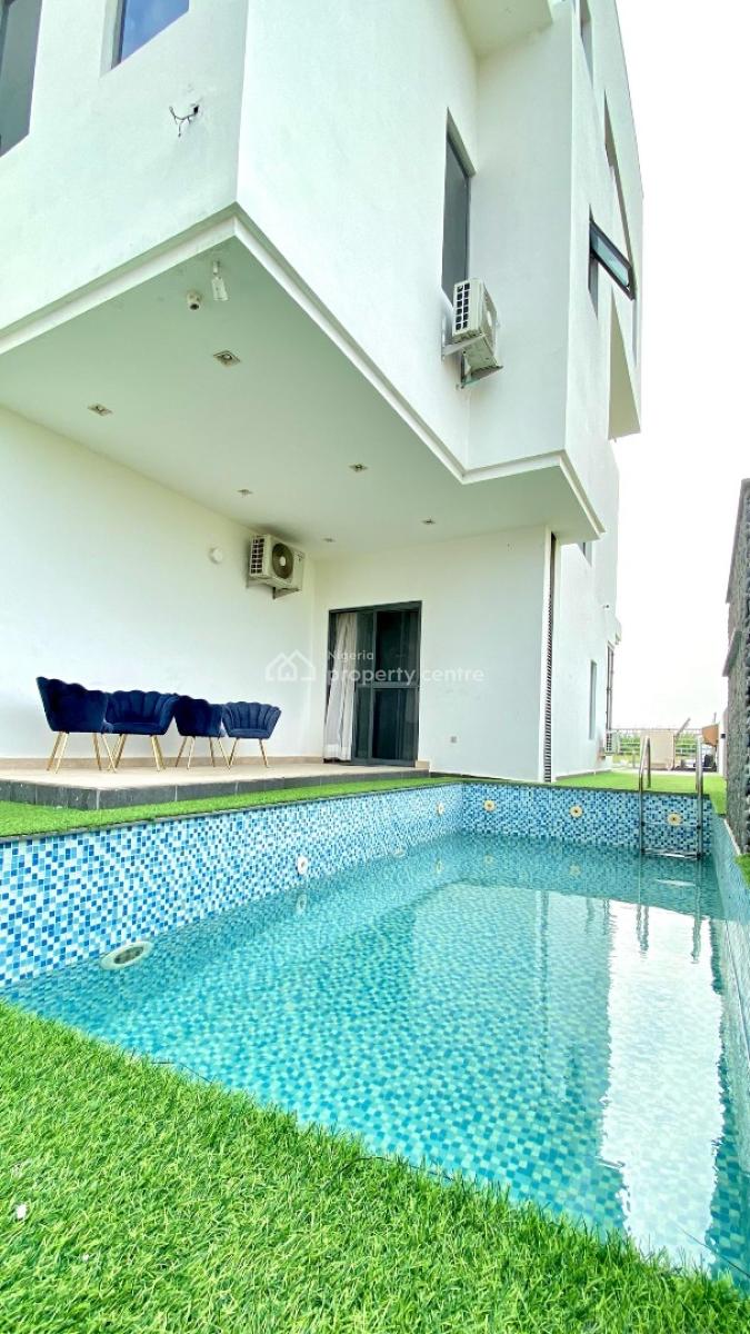5 Bedroom Fully Detached Home with Gym, Swimming Pool and Seaview, Pinnock Beach, Osapa, Lekki, Lagos, Detached Duplex Short Let