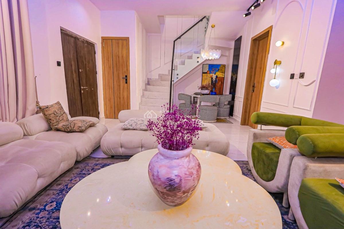 Fully Furnished 4 Bedroom Terraced Duplex, Royal Pine Estate Gate 3 Orchid, Lekki, Lagos, Terraced Duplex for Rent