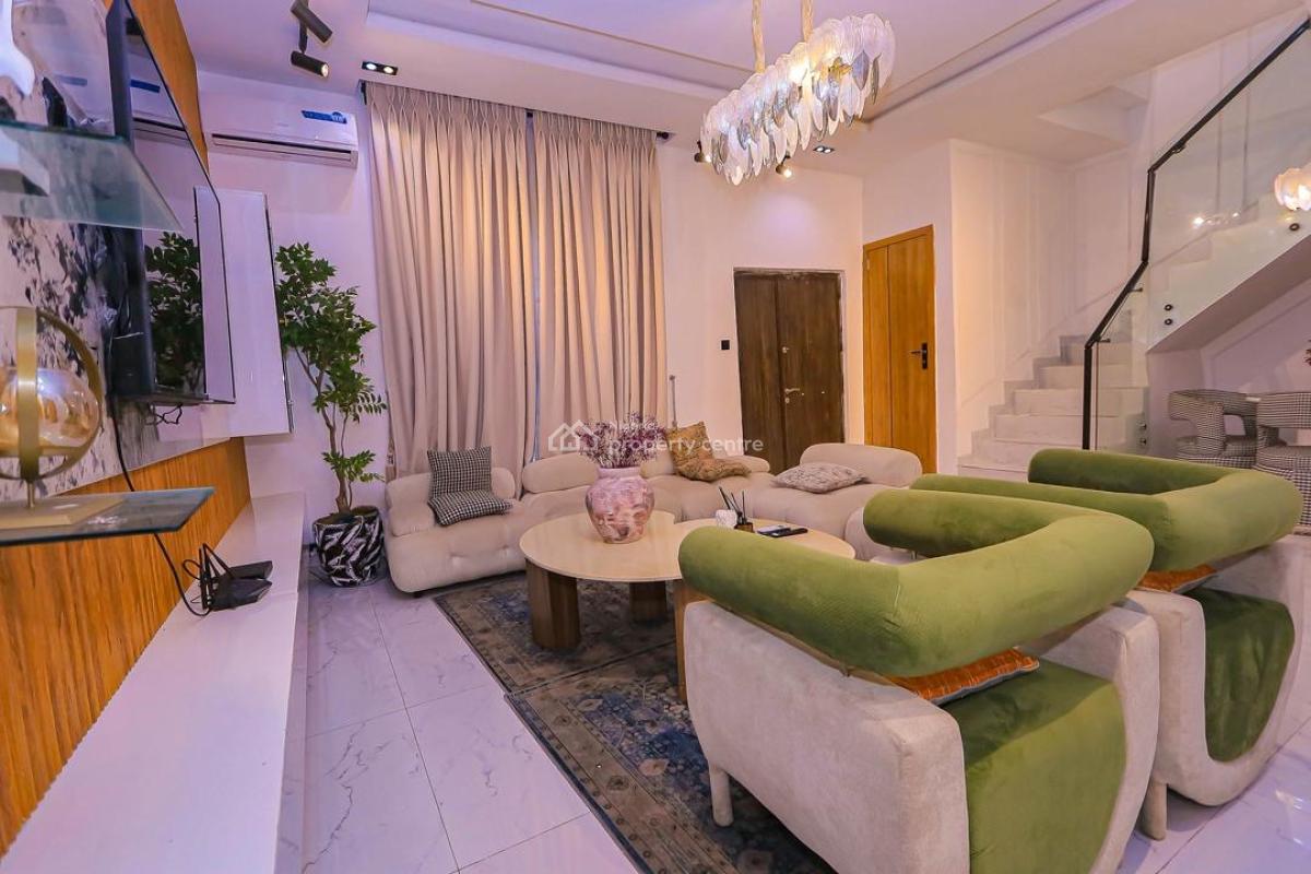 Fully Furnished 4 Bedroom Terraced Duplex, Royal Pine Estate Gate 3 Orchid, Lekki, Lagos, Terraced Duplex for Rent