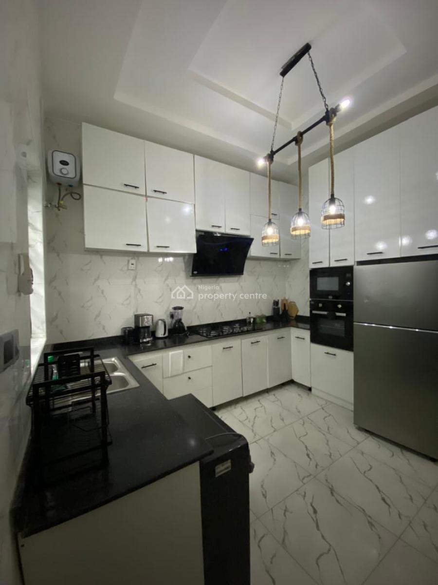 Furnished 4 Bedroom Terraced Duplex with Solar Inverter, Ikota, Lekki, Lagos, Terraced Duplex for Rent