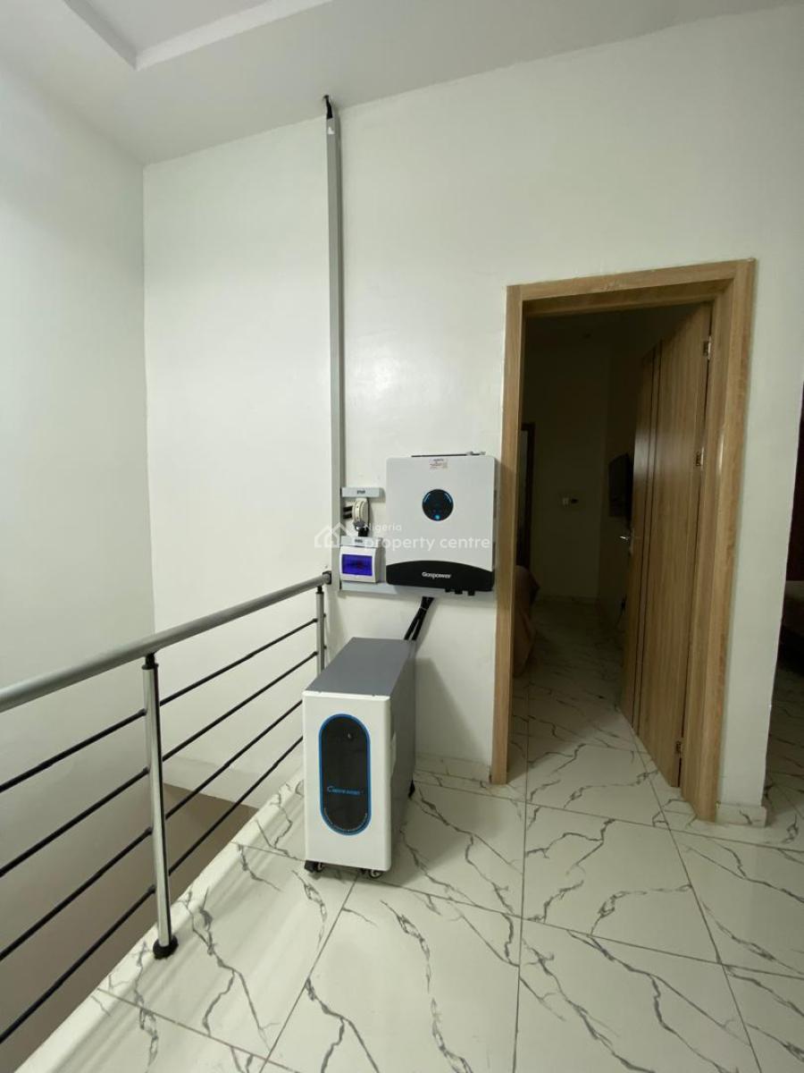 Furnished 4 Bedroom Terraced Duplex with Solar Inverter, Ikota, Lekki, Lagos, Terraced Duplex for Rent