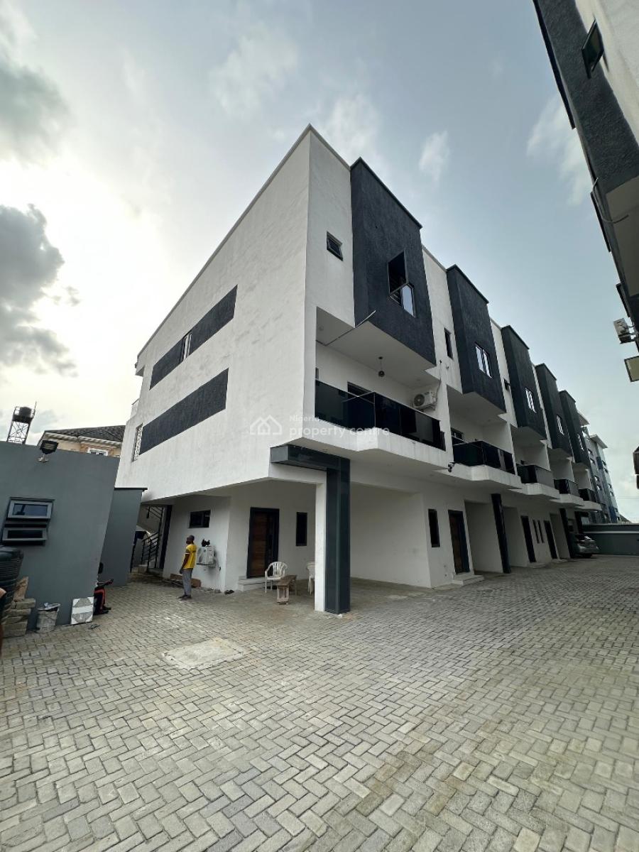 3 Bedroom Terrace Duplex with Bq, Agungi, Lekki, Lagos, Terraced Duplex for Sale