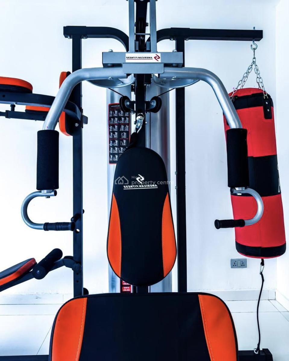 Contemporary 2 Bedroom Apartment with Central Gas System and Gym House, Lekki Phase 1, Lekki, Lagos, Flat / Apartment for Rent