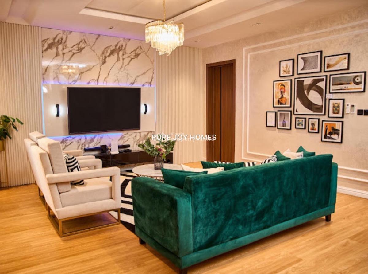 a Super Luxurious 4 Bedroom Apartment in a Beautiful Estate, Chevron, Lekki, Lagos, Detached Duplex Short Let