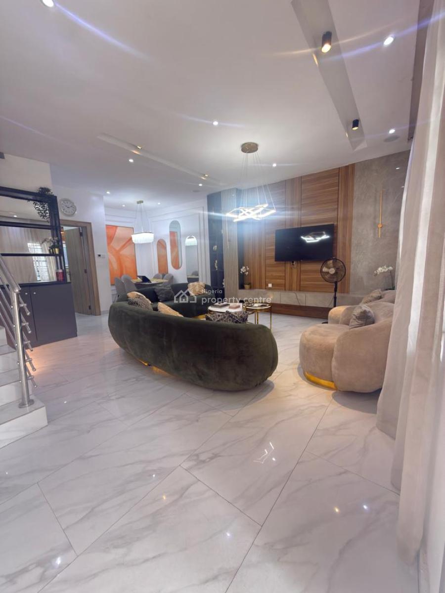 Fully Furnished 4 Bedroom Terrace Duplex, Ikate, Lekki, Lagos, House for Rent