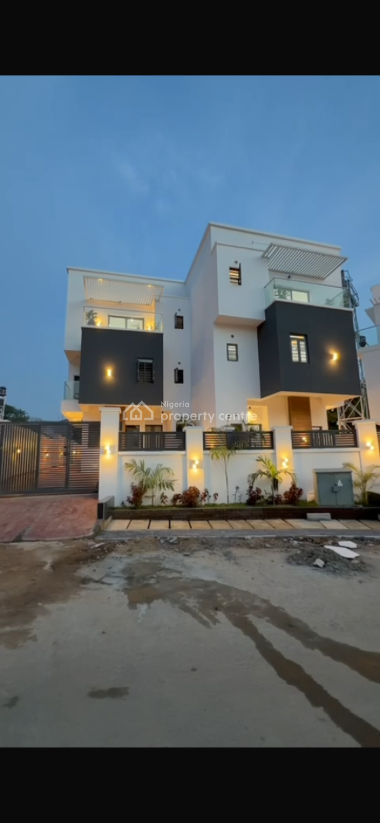 Luxury 4 Bedroom Terraced Duplex with Private Compound +bq, Guzape District, Abuja, Terraced Duplex for Sale