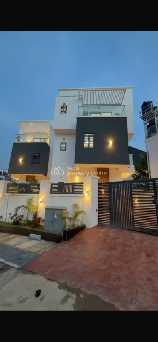 Luxury 4 Bedroom Terraced Duplex with Private Compound +bq, Guzape District, Abuja, Terraced Duplex for Sale