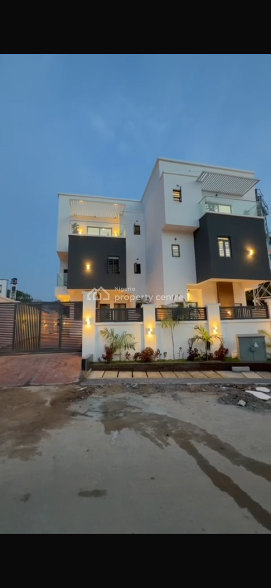 Luxury 4 Bedroom Terraced Duplex with Private Compound +bq, Guzape District, Abuja, Terraced Duplex for Sale