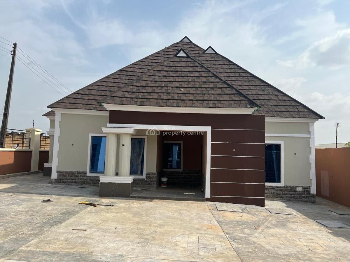 Newly Built 3 Bedroom Bungalow with a Study Room and a Room Bq, Kajorepo, Orogun Express, Ibadan, Oyo, House for Sale