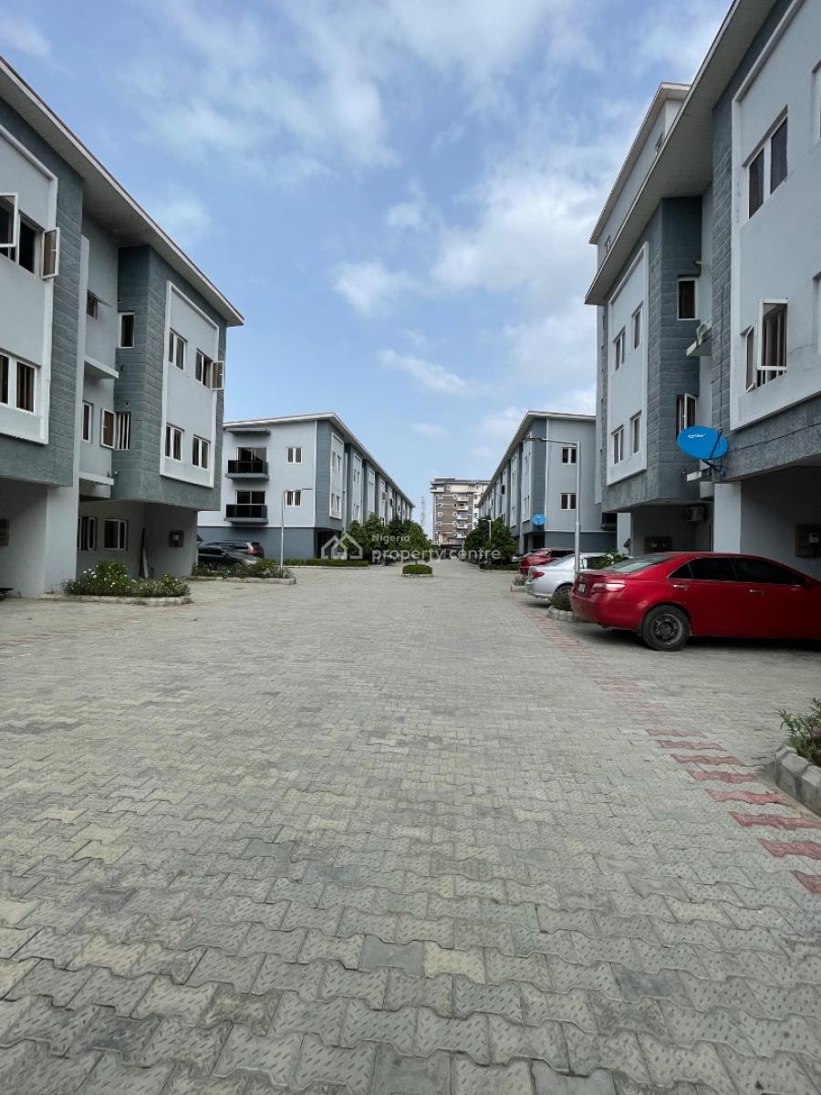 3 Bedroom Terraced Duplex, New Road, Alpha Beach, Lekki, Lagos, Terraced Duplex for Rent
