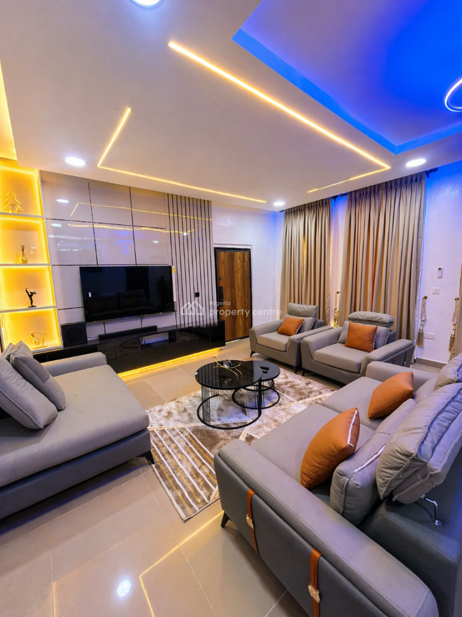 Furnished 3 Bedroom Full Luxury  in a Gated Estate, Orchid Road, Lekki, Lagos, Flat / Apartment Short Let