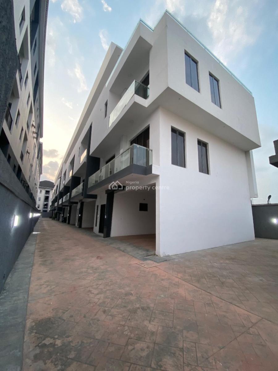 Serviced 4 Bed Terrace Duplex with 1bq, Oniru, Victoria Island (vi), Lagos, Terraced Duplex for Rent