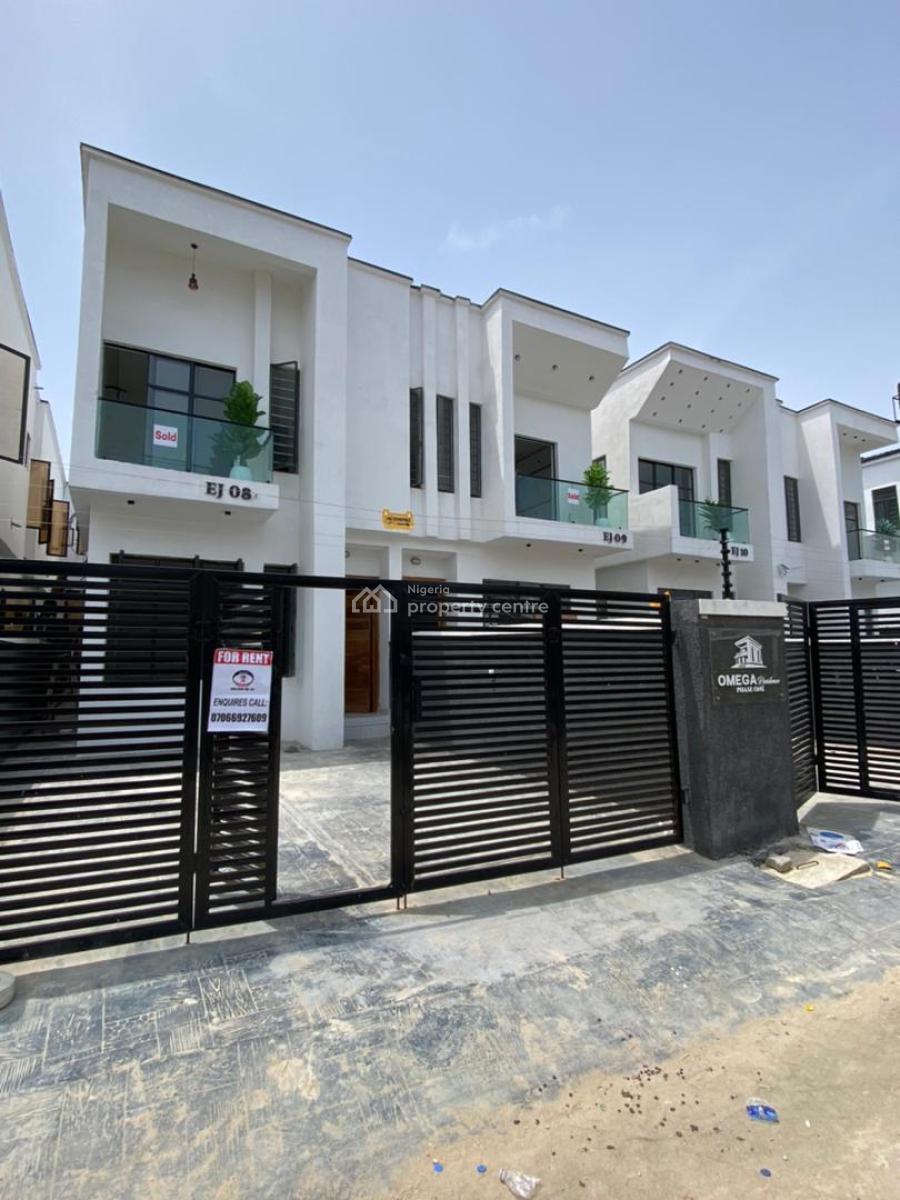 Hottest Listing You Can Find: 4 Bedroom Apartment with Bq, Ikota, Lekki, Lagos, Terraced Duplex for Rent