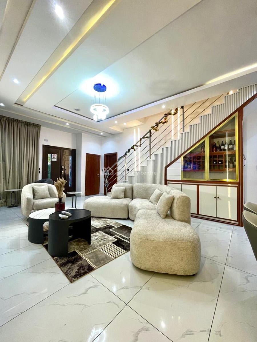 Luxury 4 Bedroom Duplex in a Self Compound with Ps5 and Snooker, Ikate, Lekki, Lagos, Detached Duplex Short Let