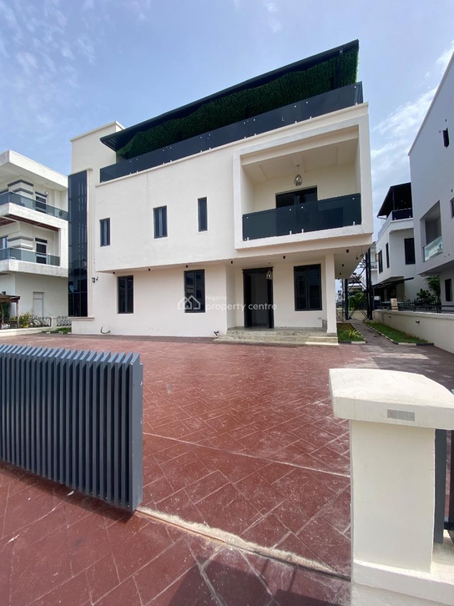 Newly Built 5 Bed Smart House with Bq, Osapa London, Osapa, Lekki, Lagos, Detached Duplex for Sale
