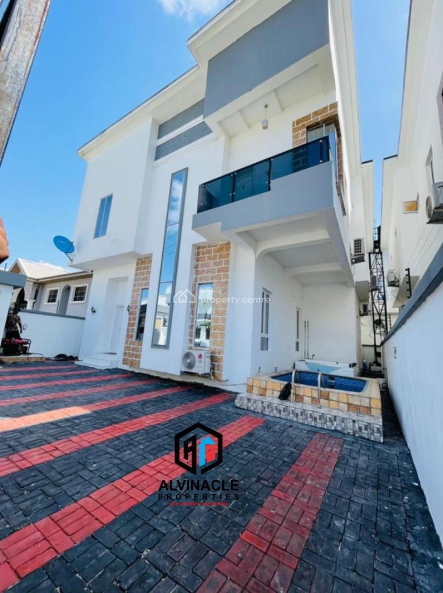 Furnished 5 Bed Duplex in a Gated Estate, Osapa London, Osapa, Lekki, Lagos, Detached Duplex for Sale